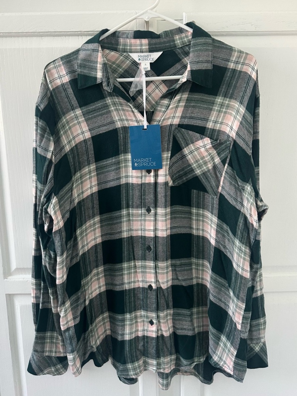 Market & Spruce Maeve Cozy Boyfriend Fit Woven Top